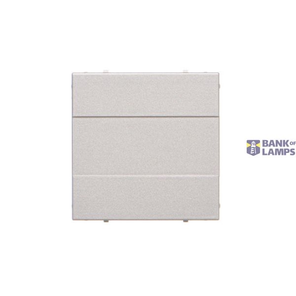 Blind element without metal support (frame installation only), (cover), matt aluminum image 1