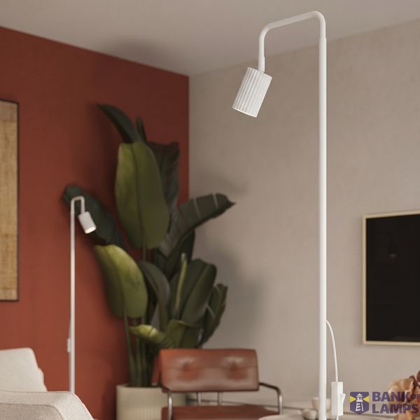 Floor lamp KARBON 1 white image 12