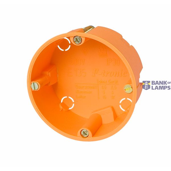 Cavitywall socket di60/d35mm, orange, PP image 1