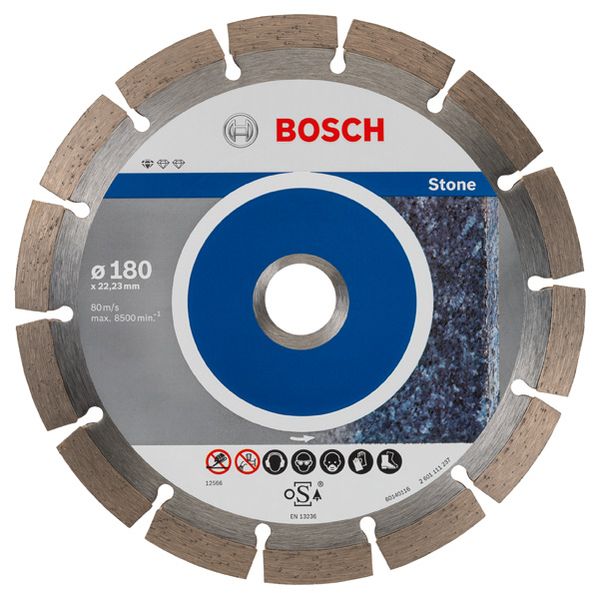 Standard for Stone diamond cutting disc 115 x 22,23 x 1,6 x 10 mm image 2