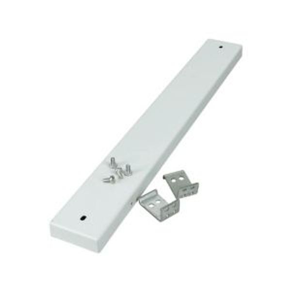 XMW0306E-C Front plate, IP55, empty, H=75mm, grey image 4