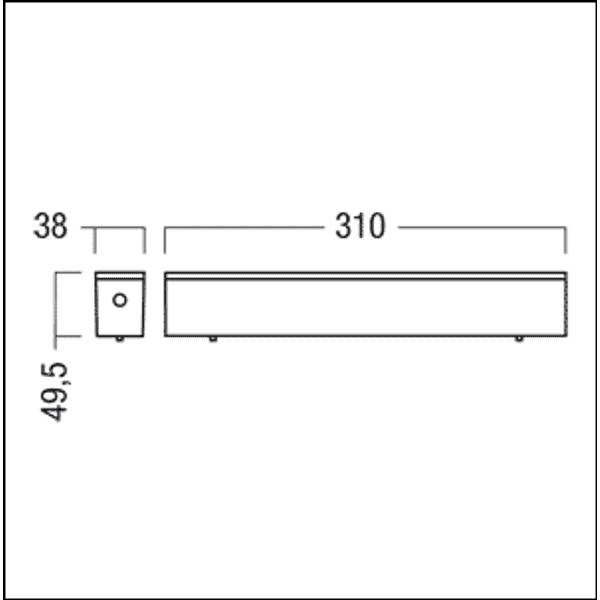 PURESIGN/COMSIGN 150 P MSC-WF15 ECC SR - Escape sign luminaire image 2