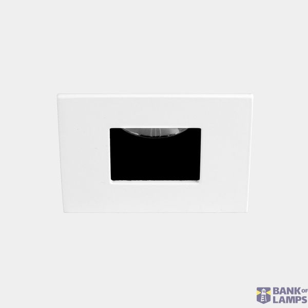 Downlight Play Pinhole Square Fixed 17.7W LED warm-white 3000K CRI 90 18.2º DALI-2 White IP54 1265lm image 1