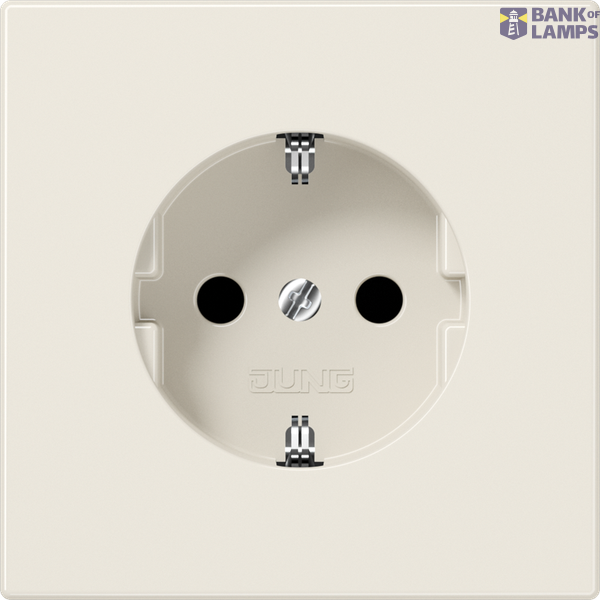 SCHUKO socket, 16 A 250 V ~ IT, Duroplast, LS series, white image 1