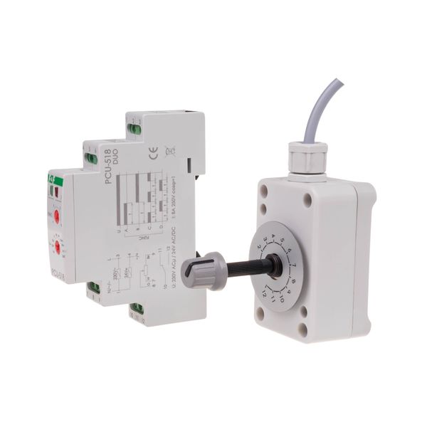 time relay with external time setting potentiometer, contact: 1NO/NC, U=230 and 24V image 1