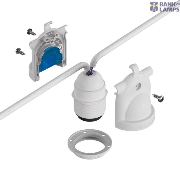 Eiva-2, 2-way outdoor lamp holder E27 and IP65 rating for Modulair System image 2