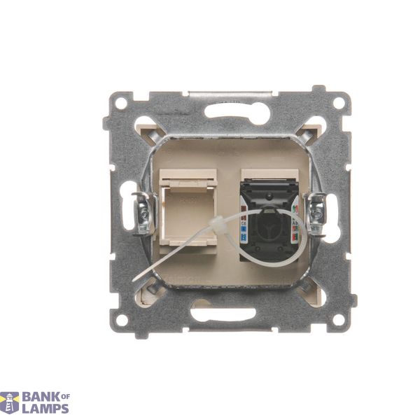 Three positions (1-0-2) single roller blind switch, 10A, anthracite, metalic image 1