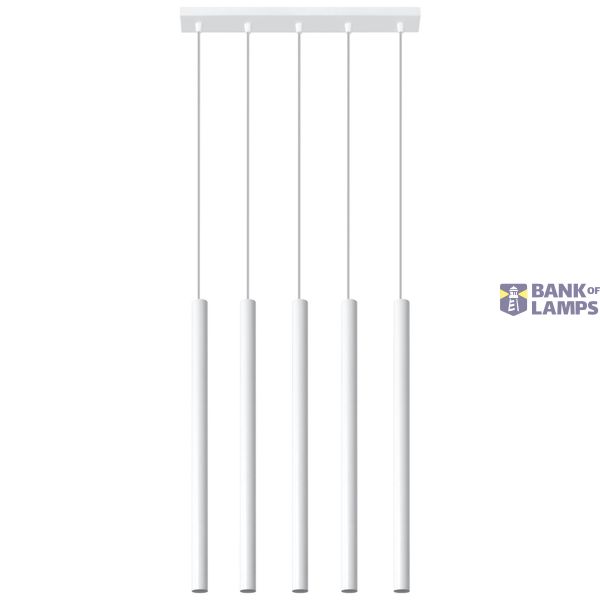 HANGING LAMP PASTELO 5 WHITE G9 5X40W IP20 image 4