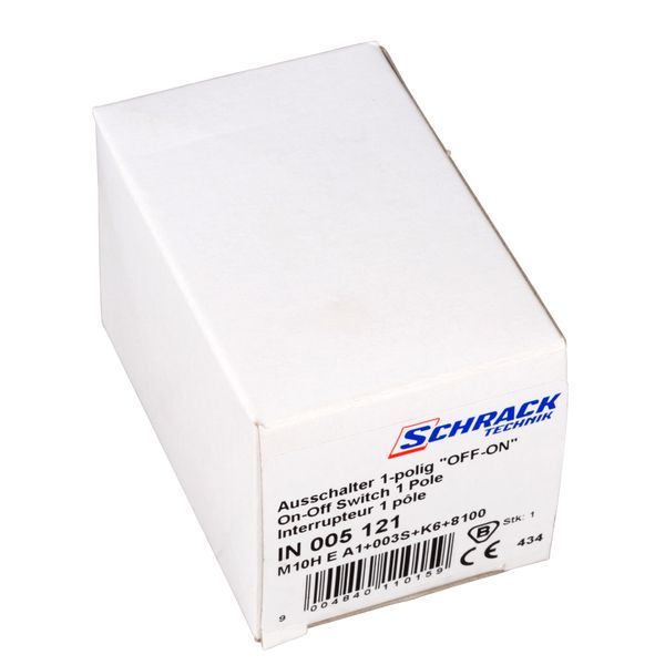 On-OFF Switch, 1 pole, 20A, for panel mounting OFF-ON image 6