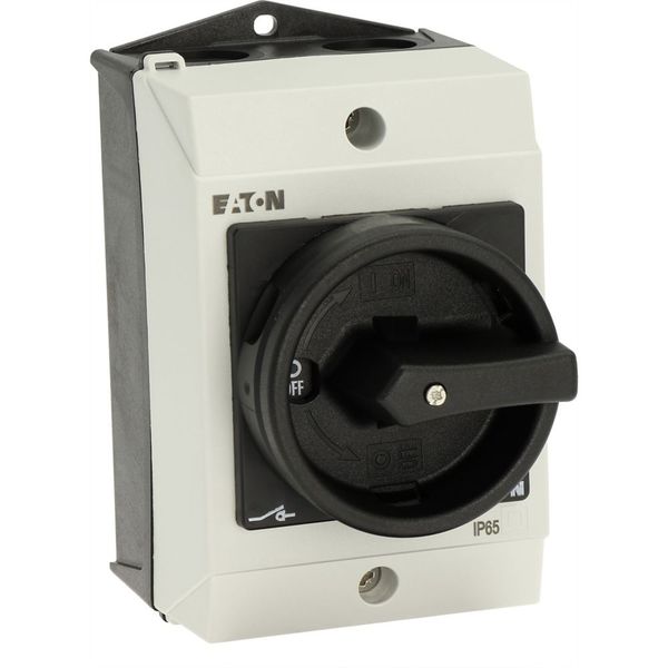 T0-3-15683/I1/SVB-SW Main switch, T0, 20 A, surface mounting, 3 contact unit(s), 3 pole, 2 N/O, 1 N/C, STOP function, With black rotary handle and locking ring, Lockable i image 51