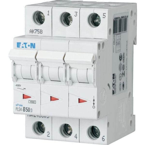 PLS4-C50/3-MW Eaton Moeller series xPole - PLS4 MCB image 1