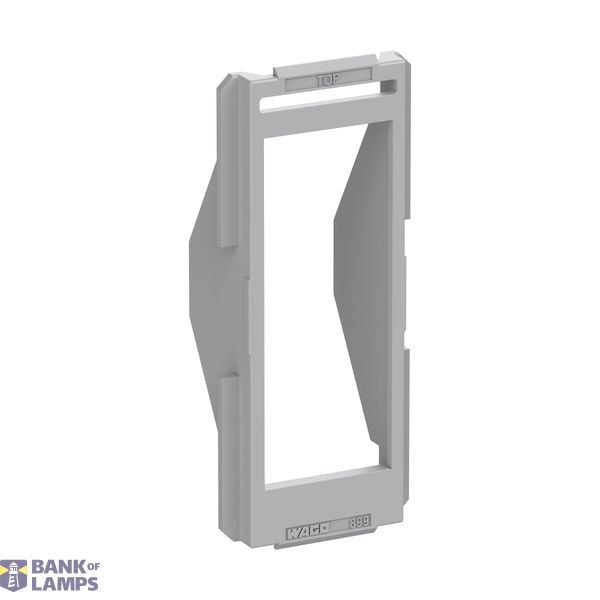 Adapter frame, traffic grey, Halogen free image 1