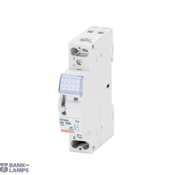 INSTALLATION RELAY - 16A -  1NO 230V ac - 1 MODULE image 2
