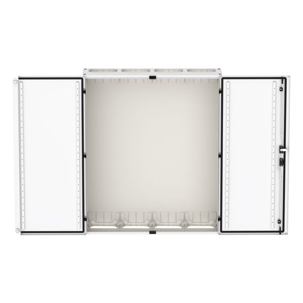 Wall-mounted enclosure EMC2 empty, IP55, protection class II, HxWxD=1250x1050x270mm, white (RAL 9016) image 14