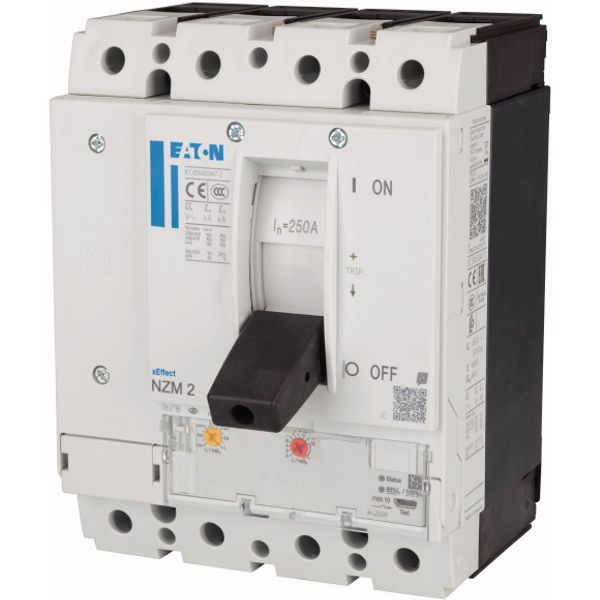 NZMH2-4-AX250 NZM2 PXR10 circuit breaker, 250A, 4p, Screw terminal image 4
