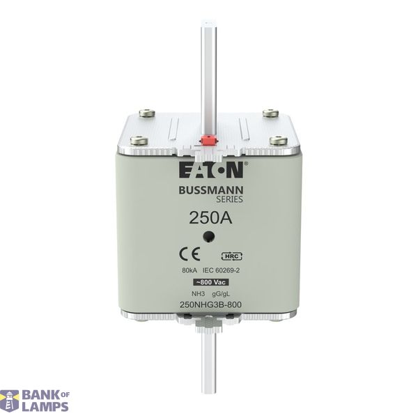 Fuse-link, LV, 250 A, 800 V AC, NH3, Class gG/gL image 3