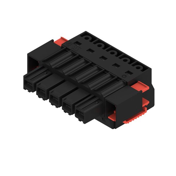 PCB plug-in connector, female plug, 10.16 mm, Number of poles: 5, 180°, PUSH IN with actuator, Clamping range, max. : 16 mm², Box image 3