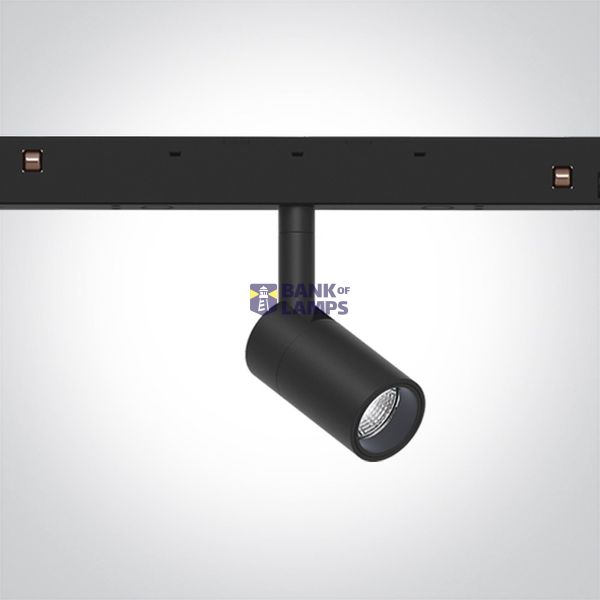 42122AL/B/V BLACK DALI 5W CCTV 48V IP20 ADJUSTABLE MINI/P&P image 1