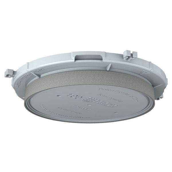 Install. housing, HaloX® 100 front part Inst. opening Ø 100 mm, facing concrete image 1