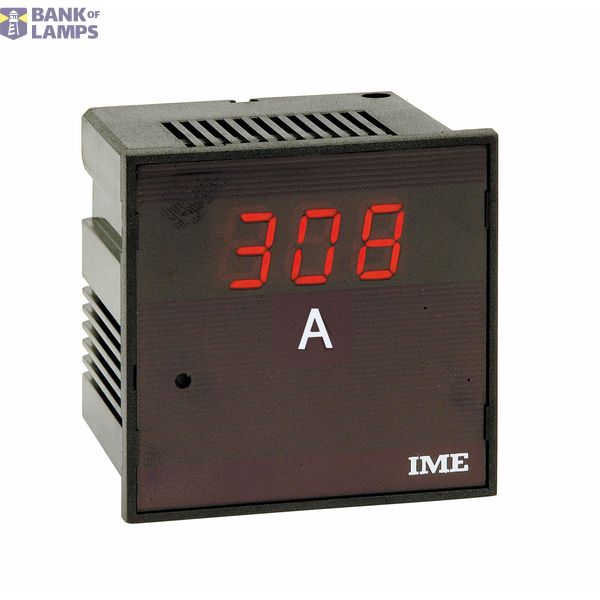 Digital ammeter DC DGQ72 (by shunt) - Input: 60/100/150mV - Aux: 230Vac image 1