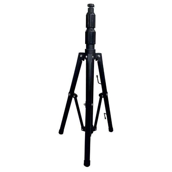 Stand with three legs for lamps in black image 1
