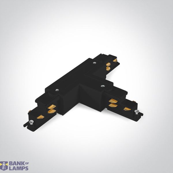 41016AL/B/R BLACK DALI T CONNECTOR RIGHT image 1