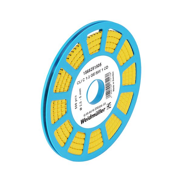 CableLine, Conductor and cable markers, 2.5 - 5 mm, 6 x 4.2 mm, yellow image 2