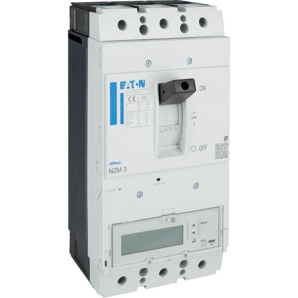 NZMH3-PX630 NZM3 PXR25 circuit breaker - integrated energy measurement class 1, 630A, 3p, Screw terminal image 27