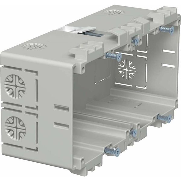 Mounting Box 2390/8T2 71×65 Stone Grey image 1