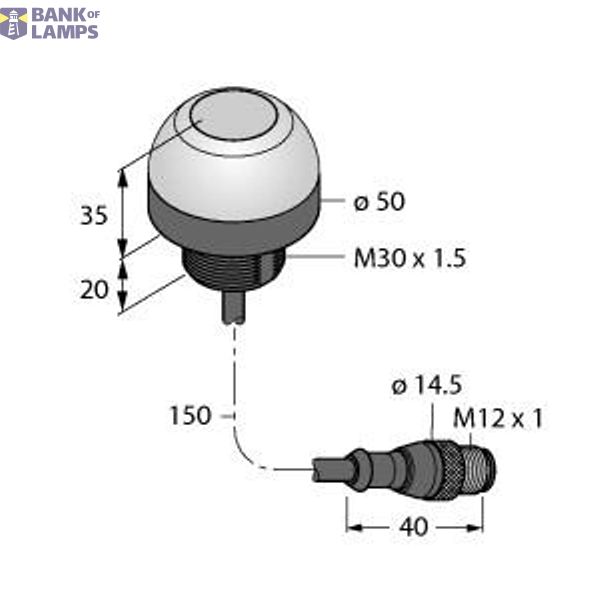 Pick-to-Light Placement Sensor   K30ABT2FXGHQP image 1