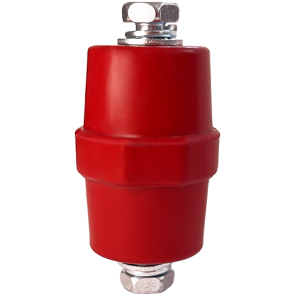 Busbar Insulator SM518R red, h=51mm, M8 image 1