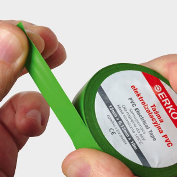 Electrical tape 19/20 green 8 pcs TPVC_19-20-ZIELONA/1 image 3