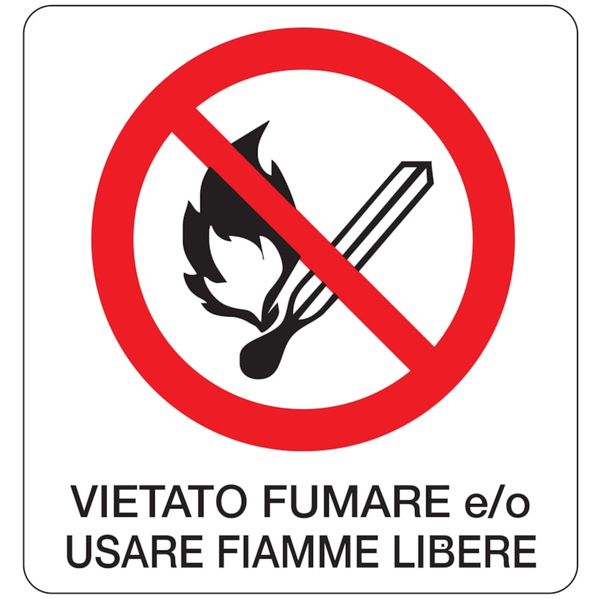 Rectangular prohibition signs - 330 x 350 mm image 1