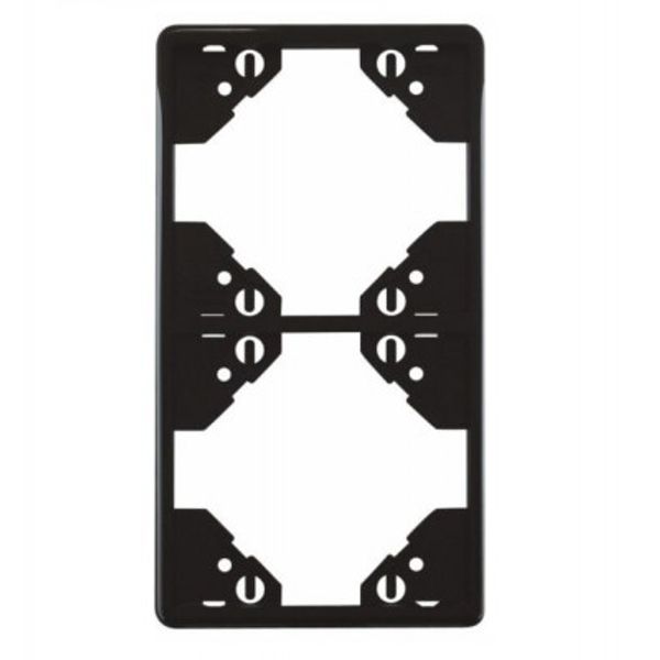 DOUBLE VERTICAL FRAME BLACK image 1