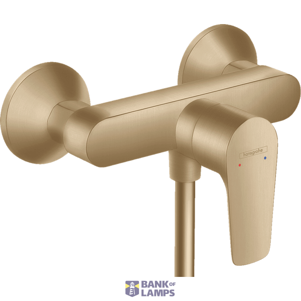 HG Talis E shower mixer, brushed bronze image 1
