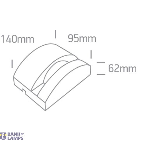 ANTHRACITE LED 6W WW IP65 100-240V image 3