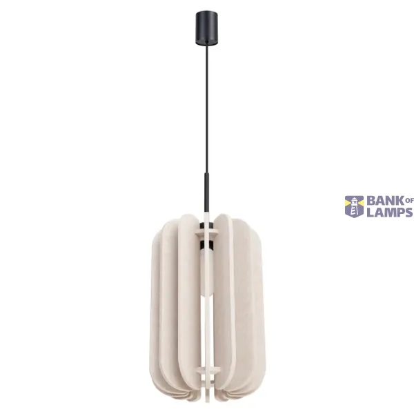 Pendant lamp MULA 27 beige image 1