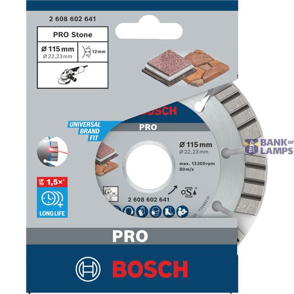 Standard for Stone diamond cutting disc 230 x 22,23 x 2,3 x 10 mm image 2