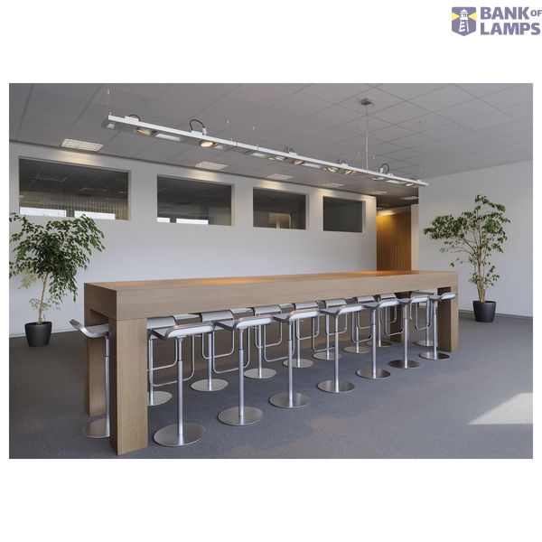 AIXLIGHT PENDANT SYSTEM BASIC FRAME 2, silver-grey, 160cm image 4