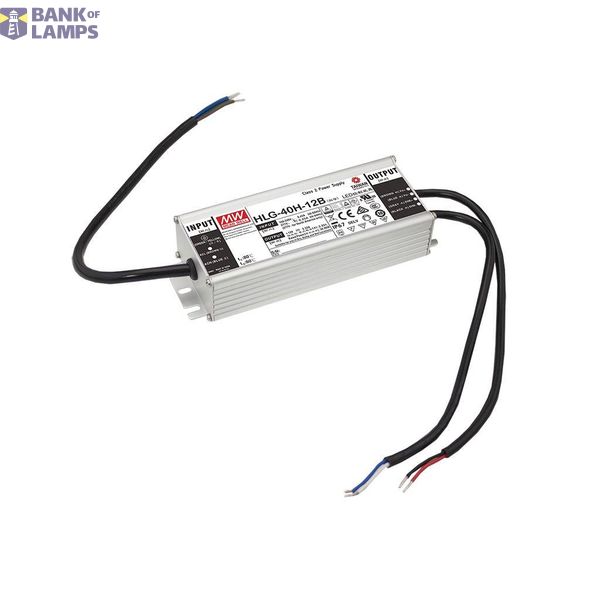 Meanwell HLG-40H ALU-PSU IP65 40W 15V / 2,67A CV + CC DIMMable image 1