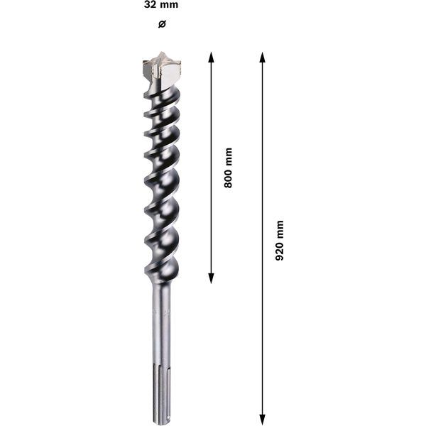 Hammer drill bits Quadro-X, SDS-max 32 x 800 x 920 mm image 2