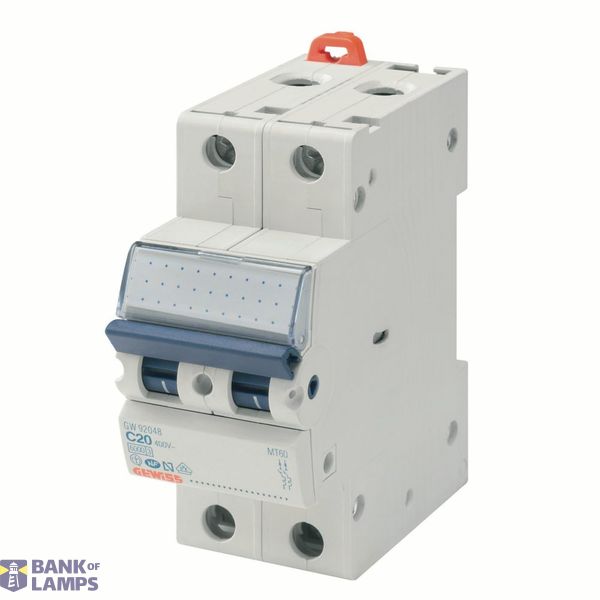 MINIATURE CIRCUIT BREAKER - MT45 - 2P CHARACTERISTIC B 10A - 2 MODULES image 3