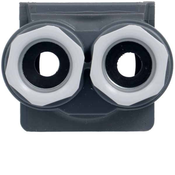 CUBYKO MEMBRANE WITH STRAPS M20 FOR 2 PIPE INLET image 1