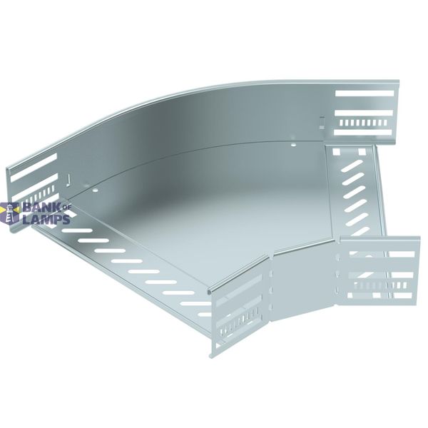 OBO RB 45 830 FS 45° bend for cable tray, horizontal image 1