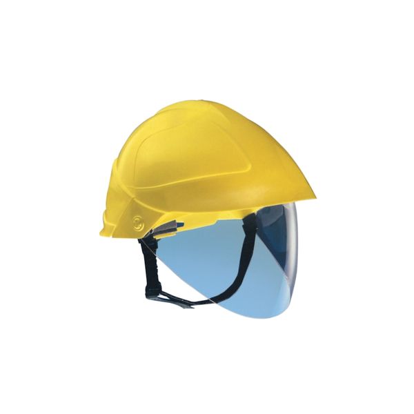 Yellow color helmet with visor - 1000V image 1