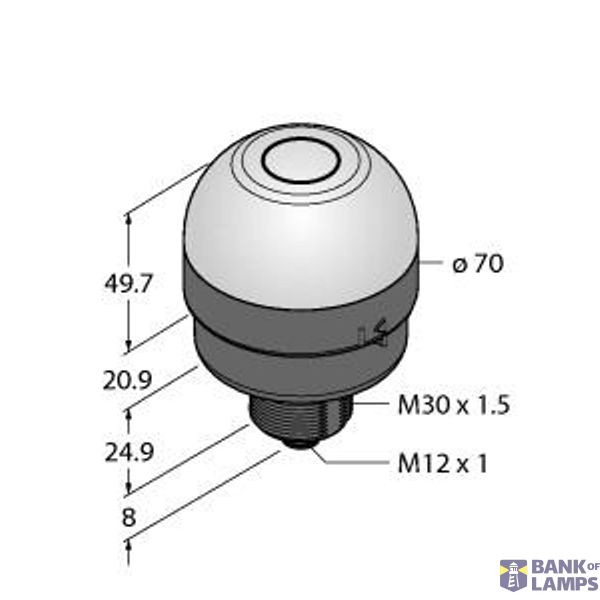 Pick-to-Light Placement Sensor   K70ANT2GXDQ image 1
