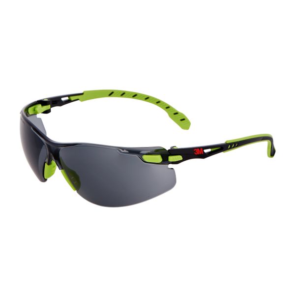 3M™ Solus™ 1000 Safety Glasses Green/Black Frame, Scotchgard™ Anti-Fog image 1