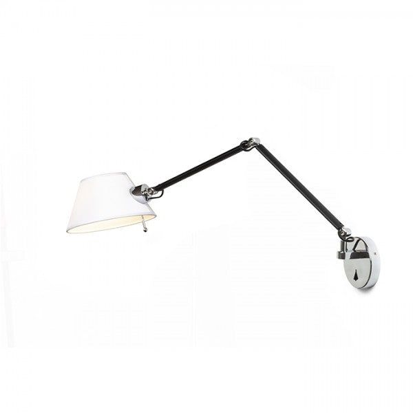 MONTANA wall white/black chrome 230V LED E27 11W image 1