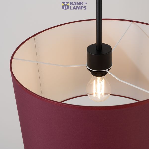 Pendant lamp NEVIA burgundy image 3
