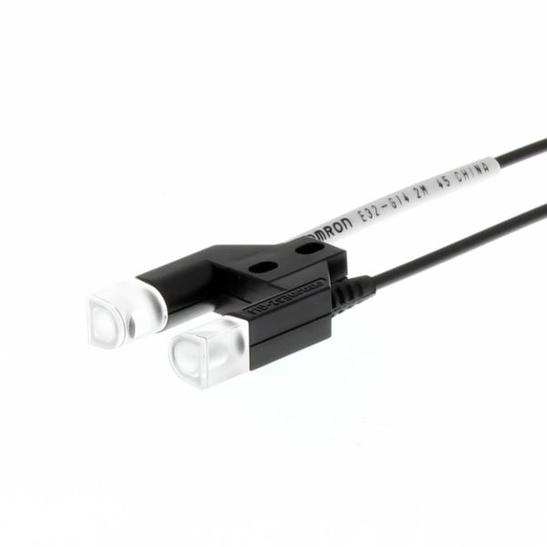 Fiber optic sensor head, through-beam, slot type, 10 mm, R25 fiber, 2 E32 1450F image 3
